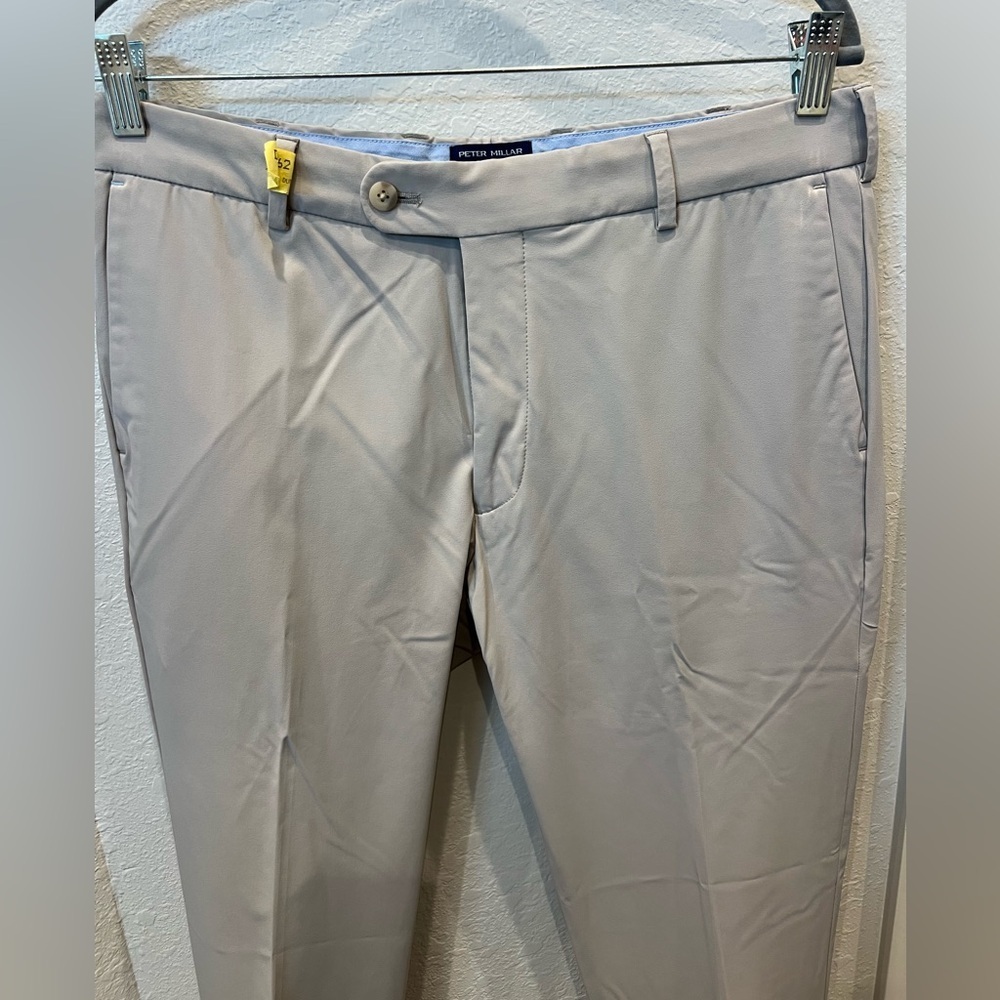 Men’s Peter Millar Surge Performance Trouser- Tan- 33X28 - Picture 5 of 10